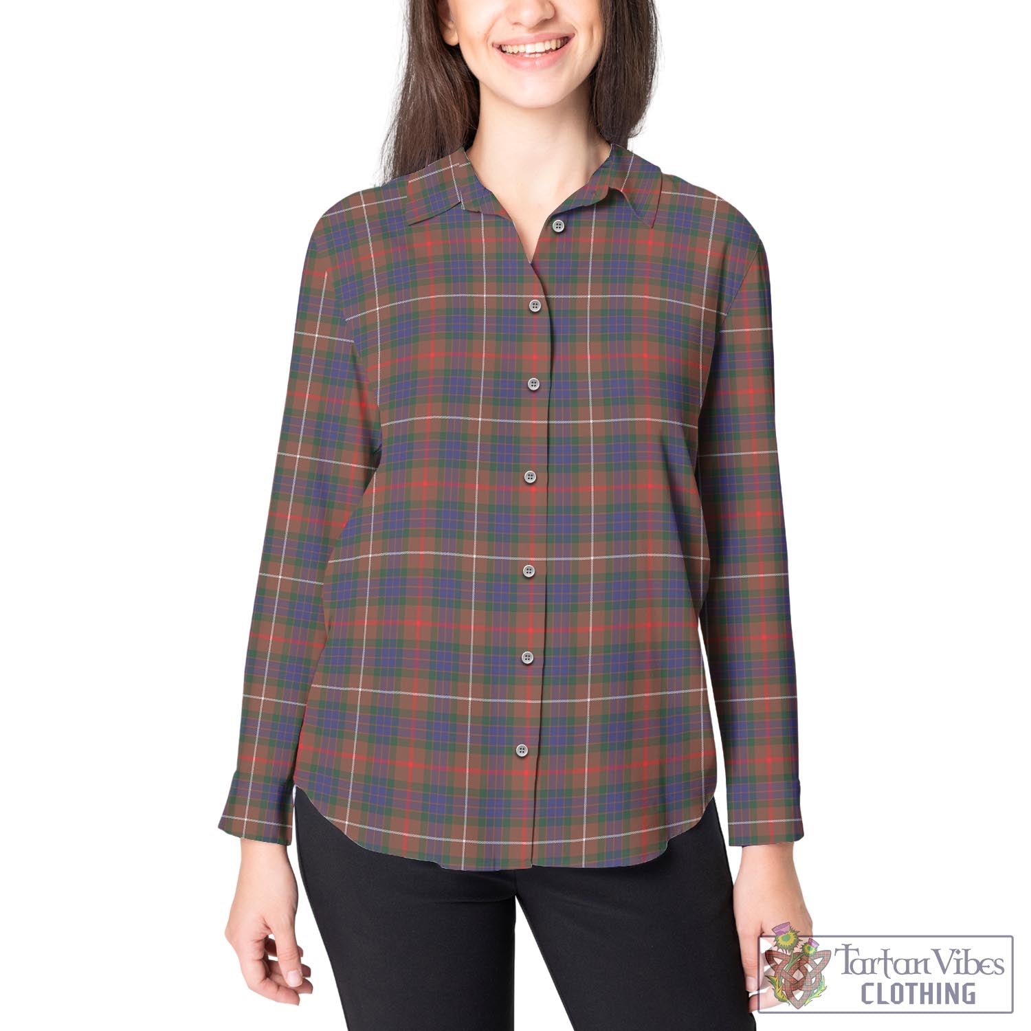 Fraser Hunting Modern Tartan Womens Casual Shirt