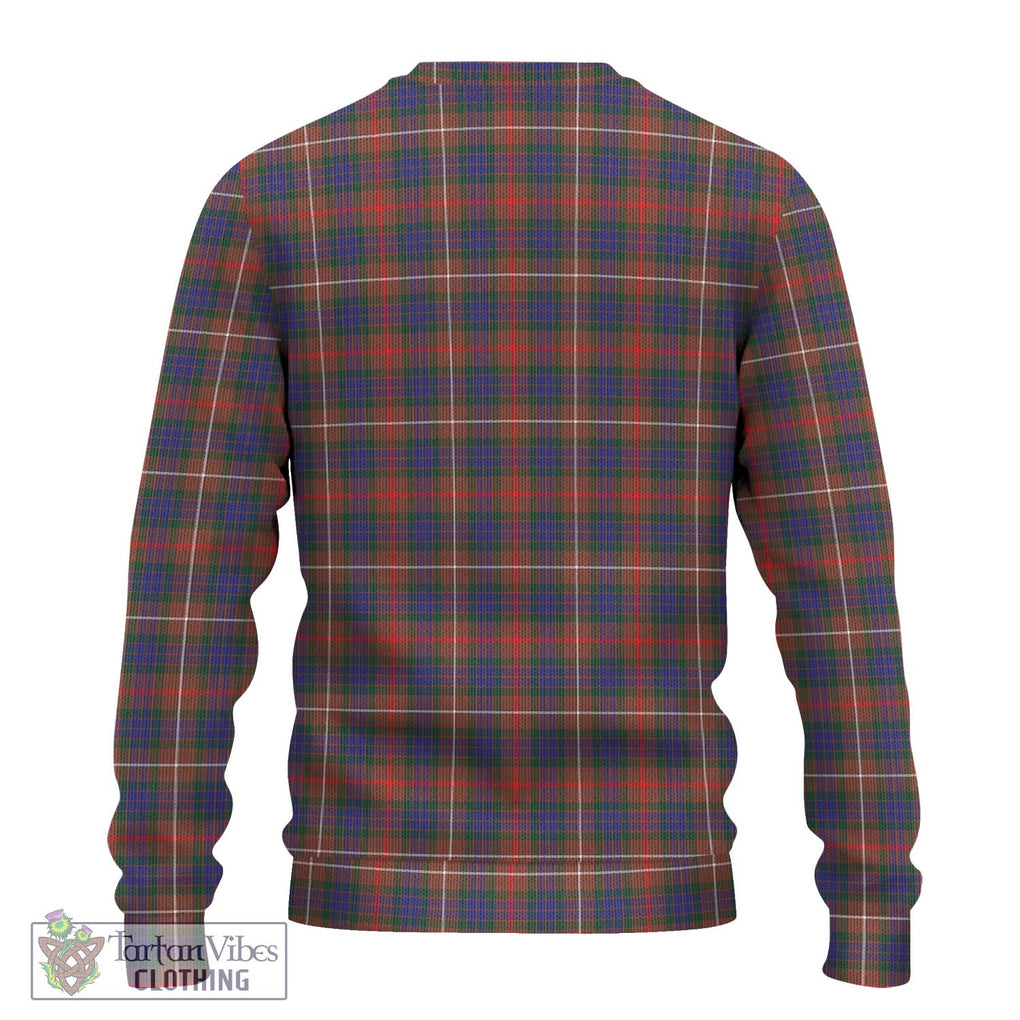 Fraser Hunting Modern Tartan Knitted Sweater with Family Crest DNA In Me Style - Tartanvibesclothing Shop