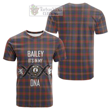 Fraser Hunting Modern Tartan Cotton T-shirt with Family Crest DNA In Me Style