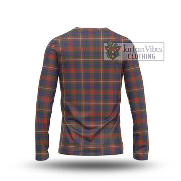 Fraser Hunting Modern Tartan Long Sleeve T-Shirt with Family Crest DNA In Me Style