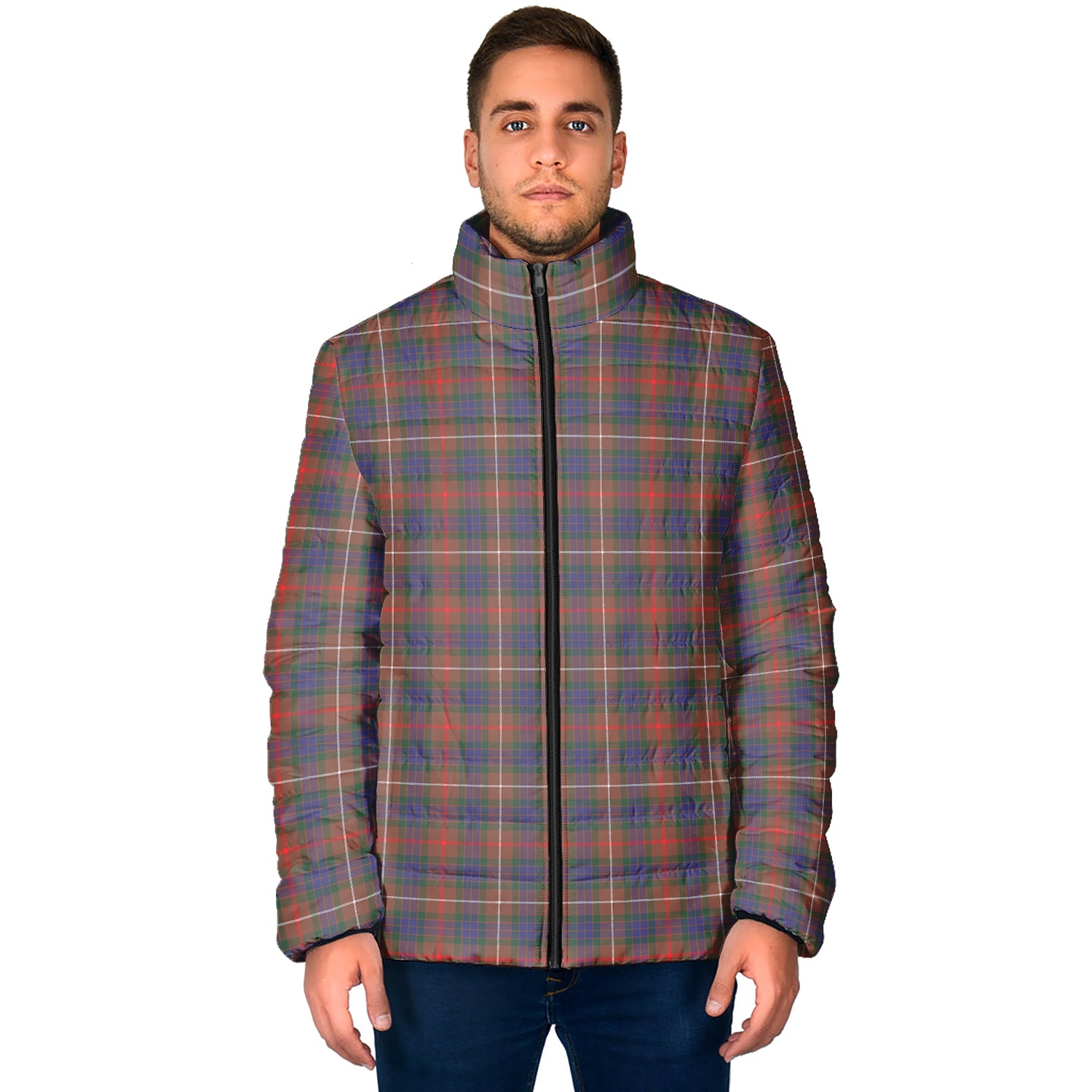 Fraser Hunting Modern Tartan Padded Jacket - Tartanvibesclothing