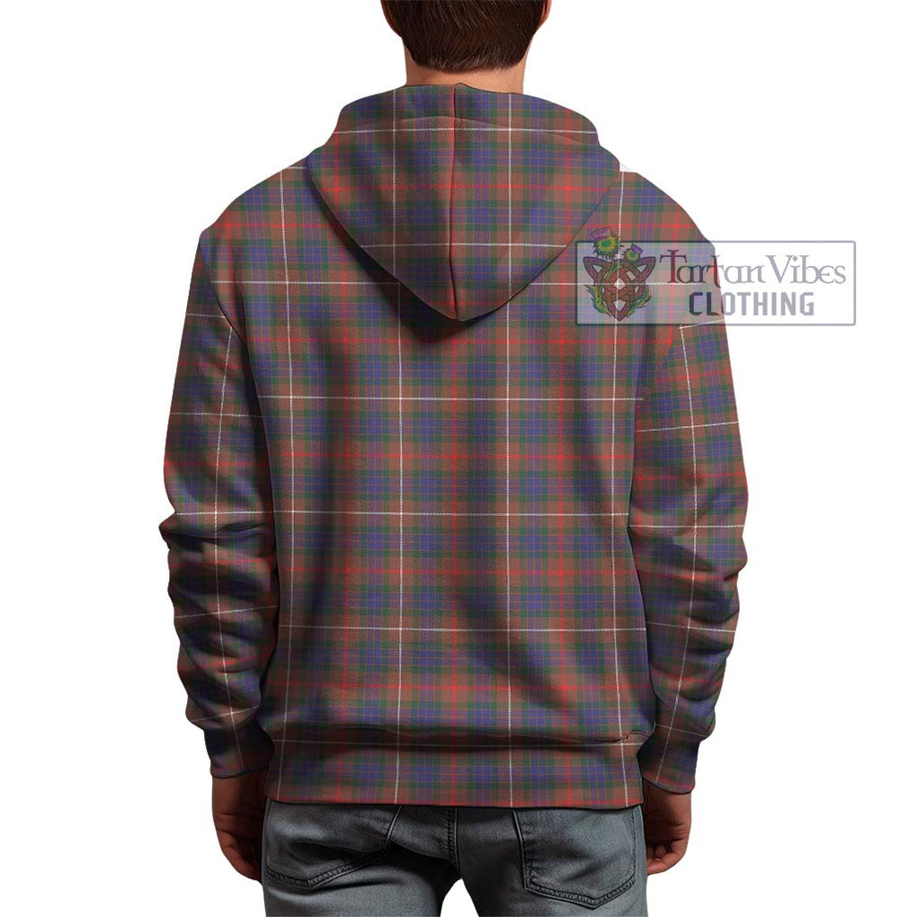 Fraser Hunting Modern Tartan Hoodie with Family Crest DNA In Me Style - Tartanvibesclothing Shop