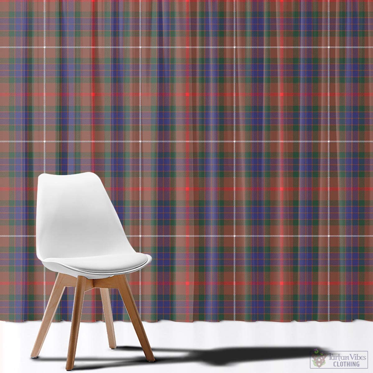 Fraser Hunting Modern Tartan Window Curtain