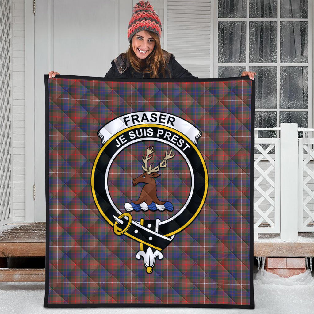 fraser-hunting-modern-tartan-quilt-with-family-crest