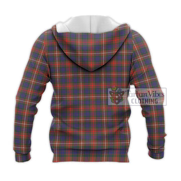 Fraser Hunting Modern Tartan Knitted Hoodie with Family Crest DNA In Me Style