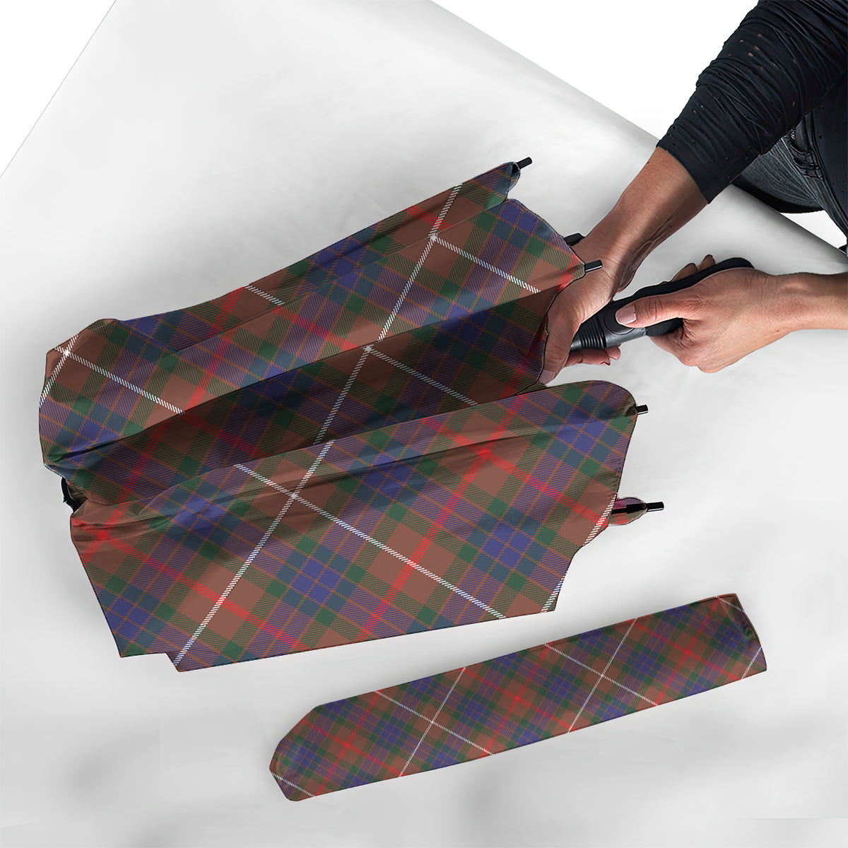 Fraser Hunting Modern Tartan Umbrella - Tartanvibesclothing