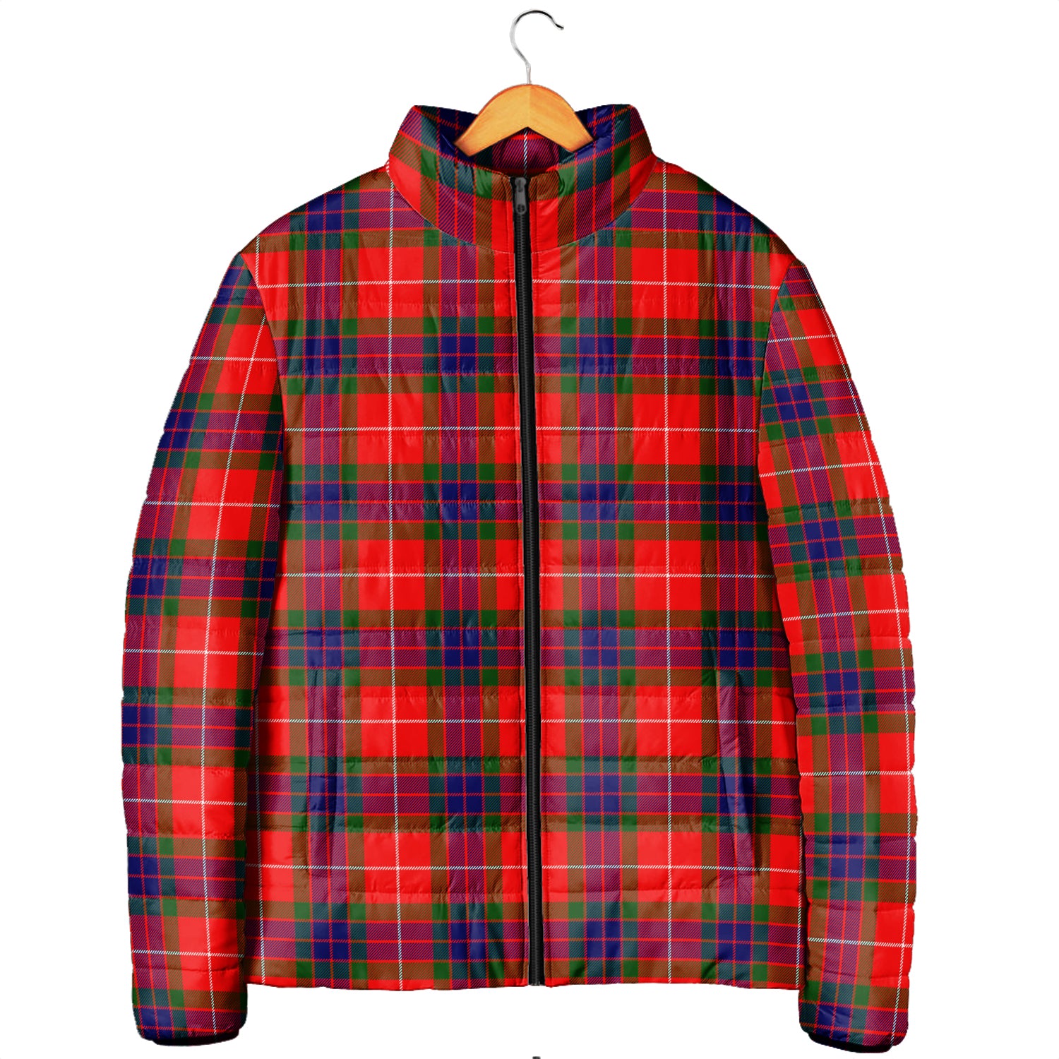 Fraser Modern Tartan Padded Jacket Men's Padded Jacket - Tartan Vibes Clothing