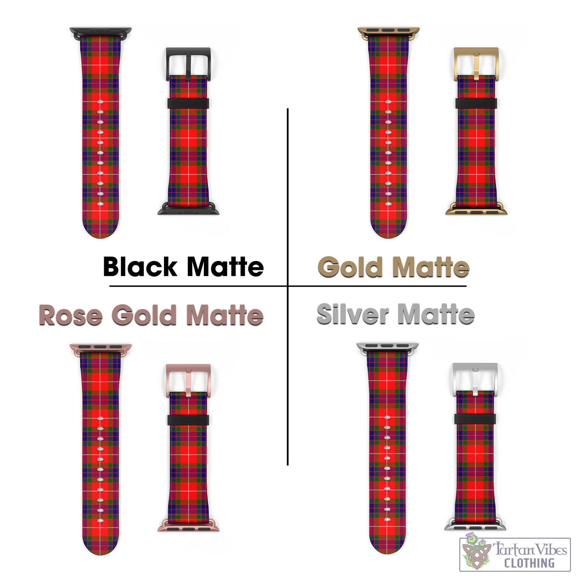 Tartan Vibes Clothing Fraser Modern Tartan Watch Band