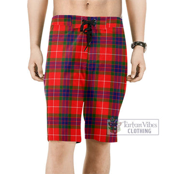 Fraser Modern Tartan Men's Board Shorts