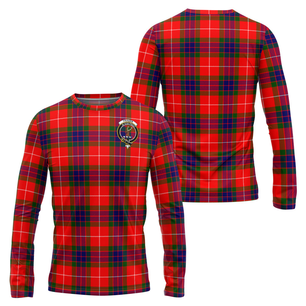 fraser-modern-tartan-long-sleeve-t-shirt-with-family-crest