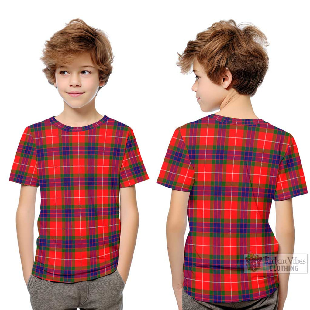 Fraser Modern Tartan Kid T-Shirt Youth XL Size14 - Tartanvibesclothing Shop