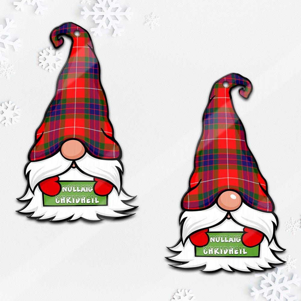 Fraser Modern Gnome Christmas Ornament with His Tartan Christmas Hat - Tartan Vibes Clothing