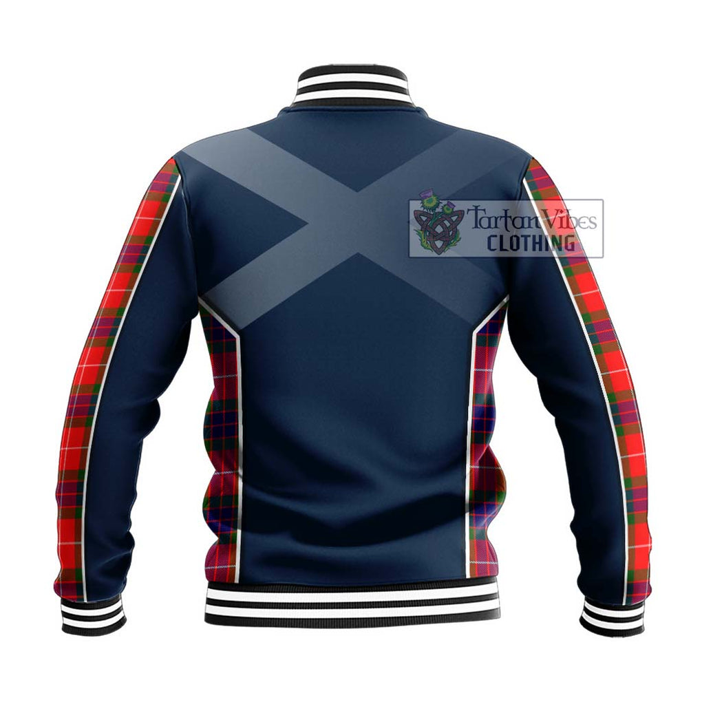 Fraser Modern Tartan Baseball Jacket with Family Crest and Lion Rampant Vibes Sport Style - Tartan Vibes Clothing