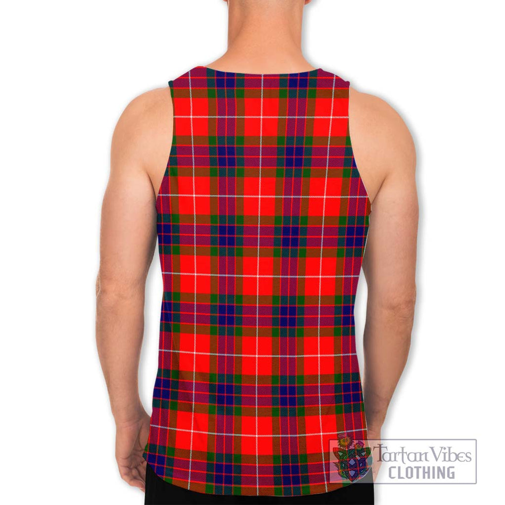 Fraser Modern Tartan Men's Tank Top with Family Crest DNA In Me Style - Tartanvibesclothing Shop