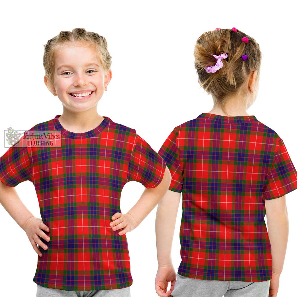 Fraser Modern Tartan Kid T-Shirt - Tartanvibesclothing Shop