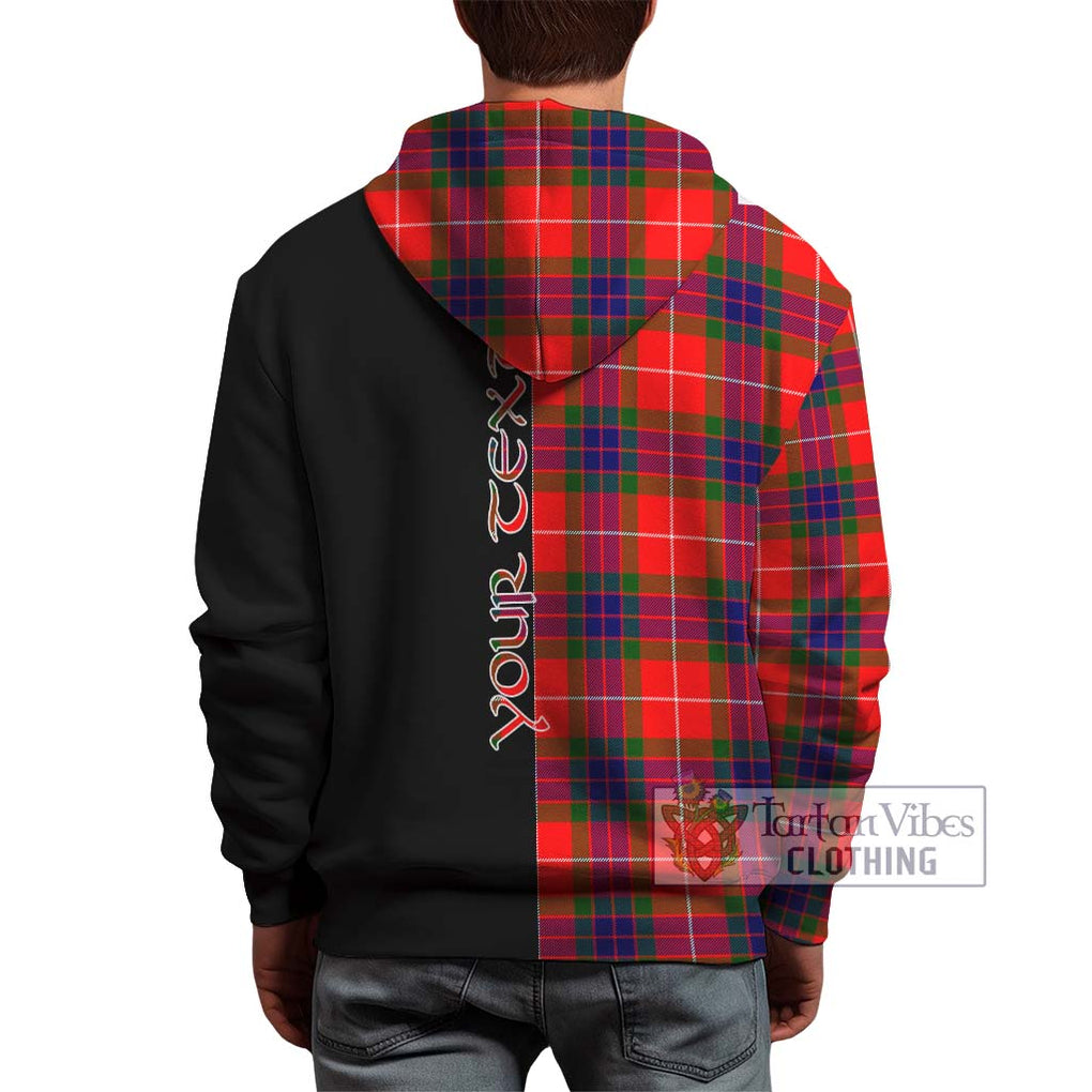 Fraser Modern Tartan Hoodie with Family Crest and Half Of Me Style - Tartanvibesclothing Shop