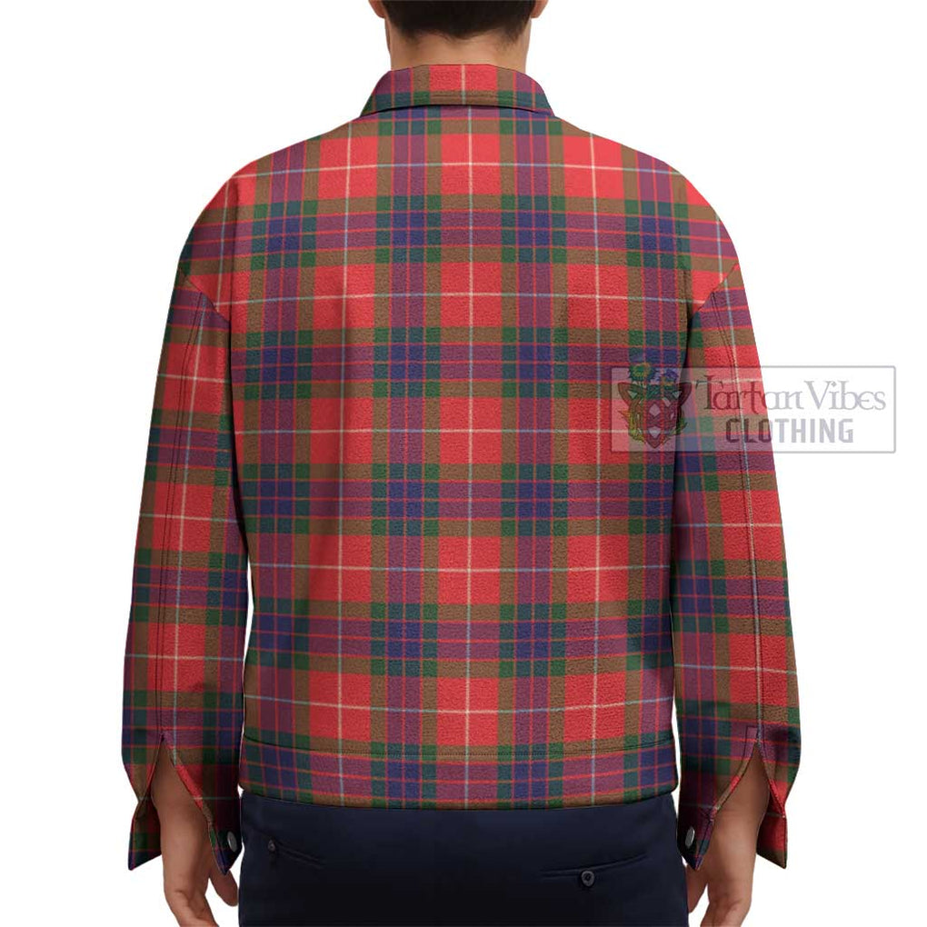 Fraser Modern Tartan Unisex Lapel Cotton Jacket - Tartan Vibes Clothing