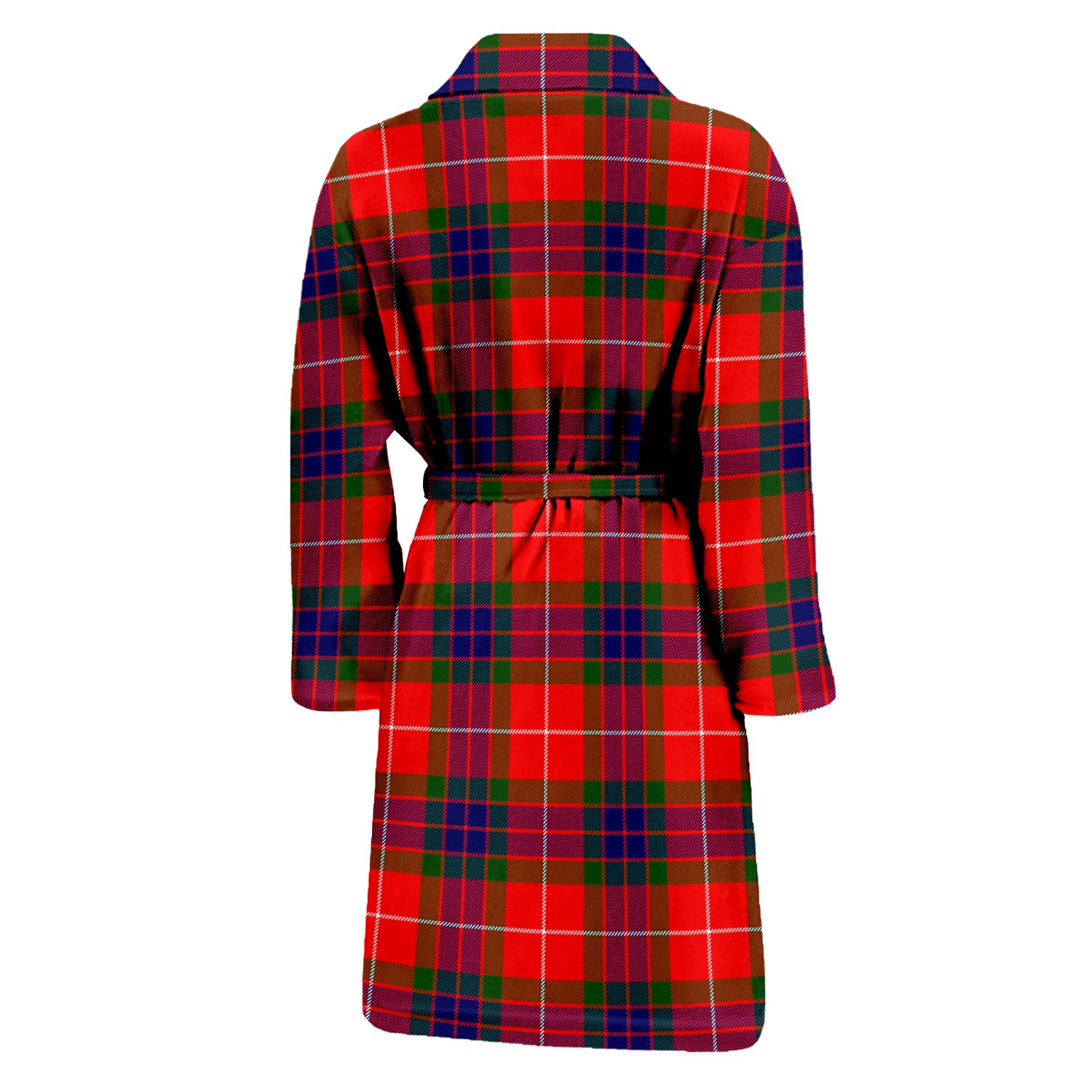 Fraser Modern Tartan Bathrobe with Family Crest - Tartan Vibes Clothing