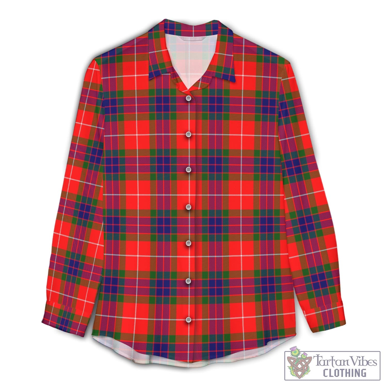 Fraser Modern Tartan Womens Casual Shirt