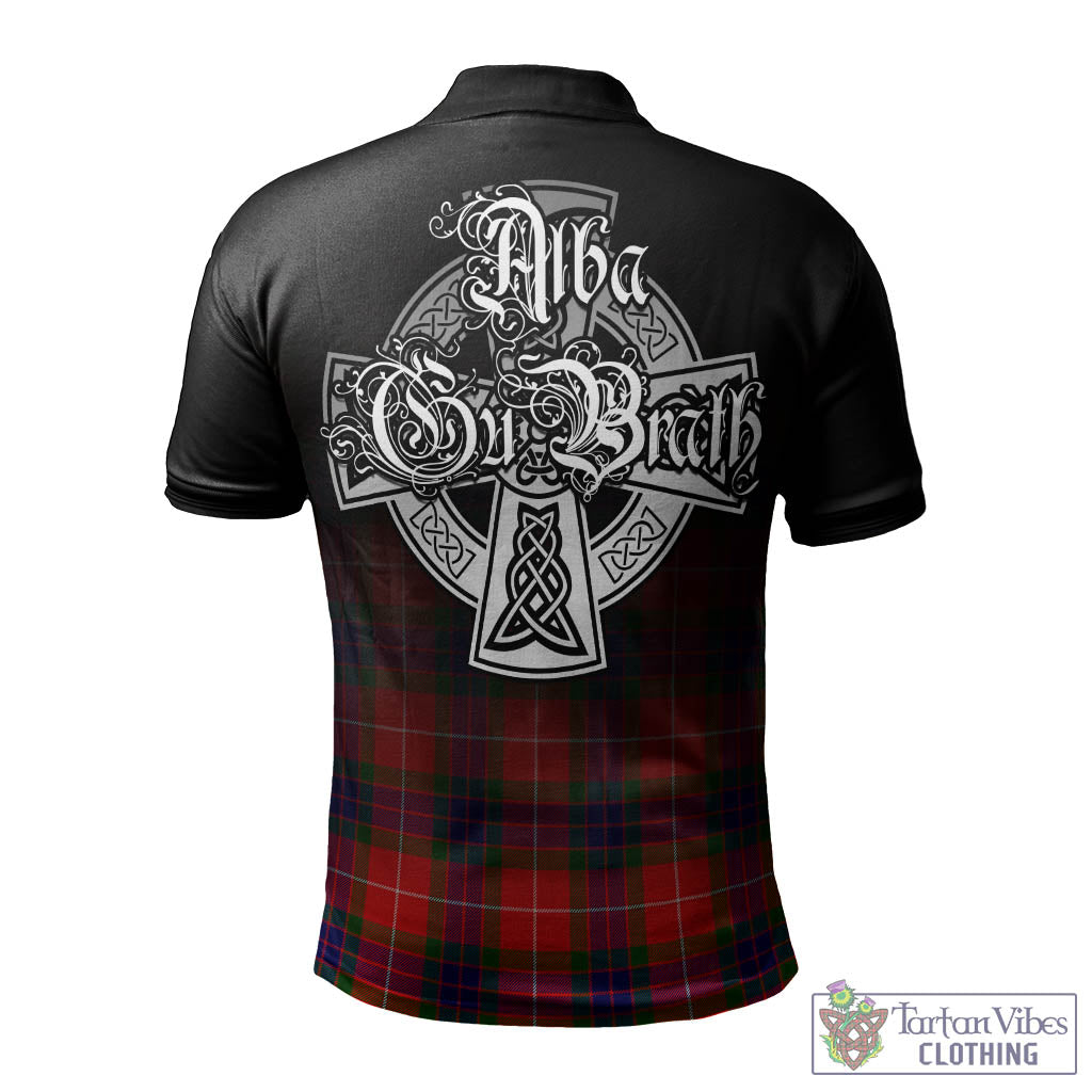 Tartan Vibes Clothing Fraser Modern Tartan Polo Shirt Featuring Alba Gu Brath Family Crest Celtic Inspired