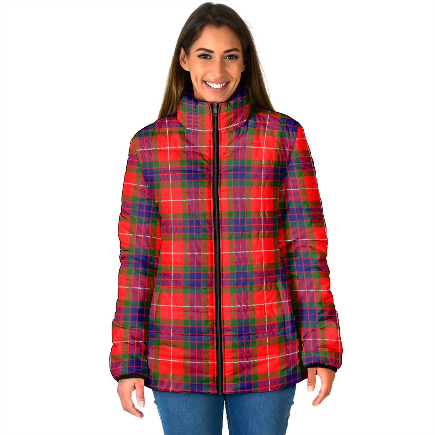 Fraser Modern Tartan Padded Jacket - Tartan Vibes Clothing