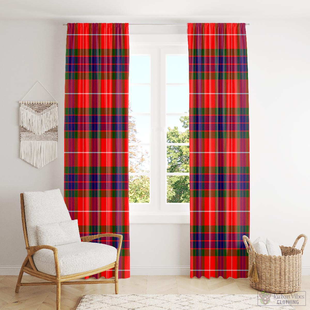 Fraser Modern Tartan Window Curtain