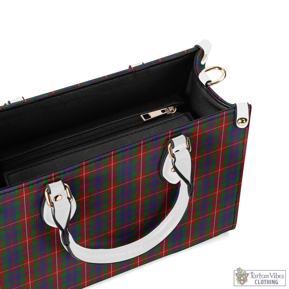 Tartan Vibes Clothing Fraser of Lovat Tartan Luxury Leather Handbags