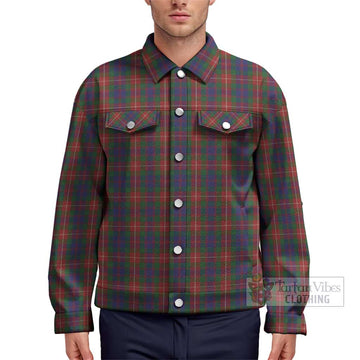 Fraser of Lovat Tartan Unisex Lapel Cotton Jacket