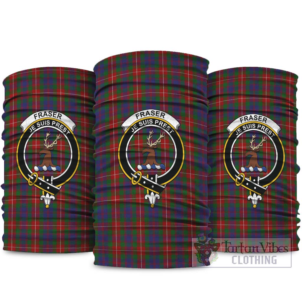 Fraser of Lovat Tartan Neck Gaiters, Tartan Bandanas, Tartan Head Band with Family Crest