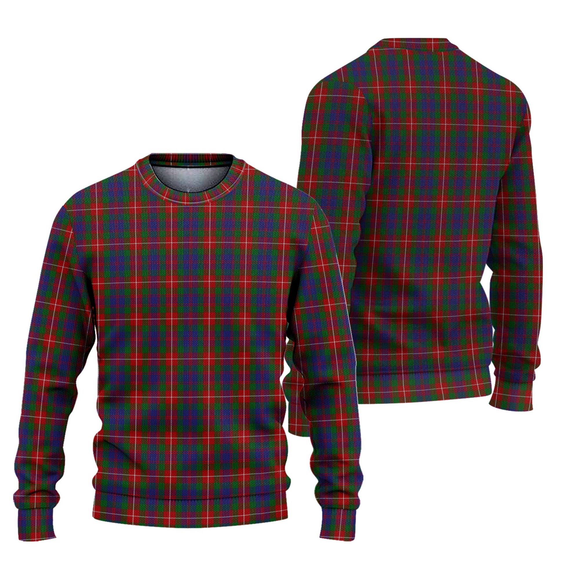 Fraser of Lovat Tartan Knitted Sweater Unisex - Tartanvibesclothing