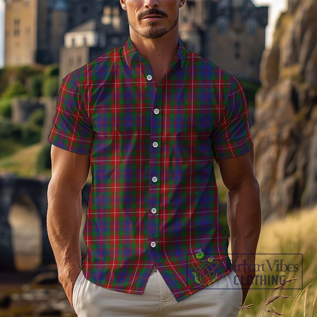 Tartan Vibes Clothing Fraser of Lovat Tartan Cotton Hawaiian Shirt