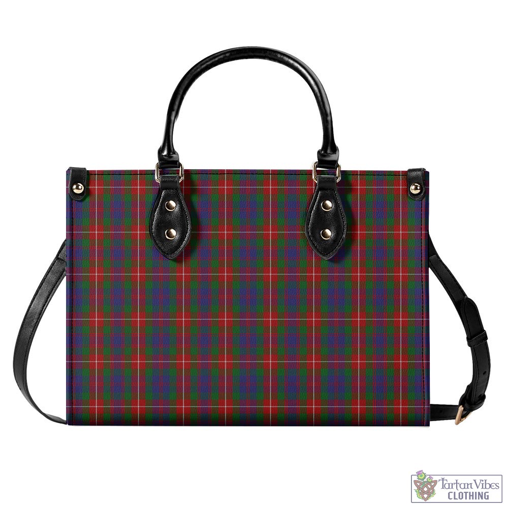 Tartan Vibes Clothing Fraser of Lovat Tartan Luxury Leather Handbags