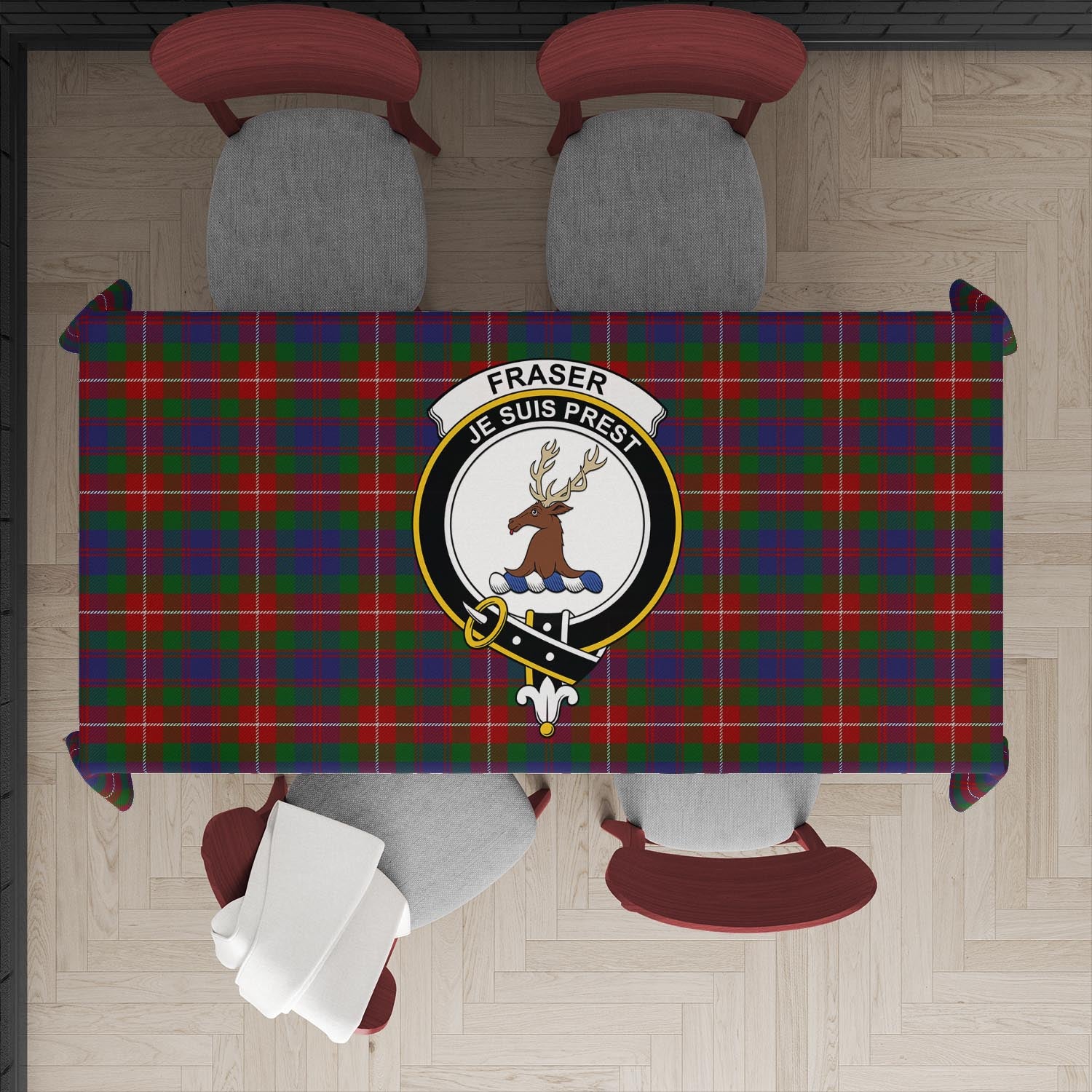 fraser-of-lovat-tatan-tablecloth-with-family-crest