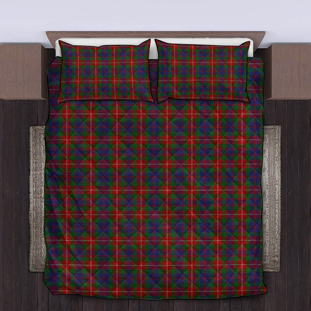 Fraser of Lovat Tartan Quilt Bed Set - Tartanvibesclothing