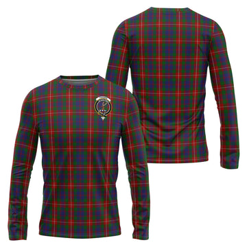 Fraser of Lovat Tartan Long Sleeve T-Shirt with Family Crest