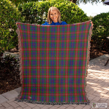 Fraser of Lovat Tartan Woven Blanket