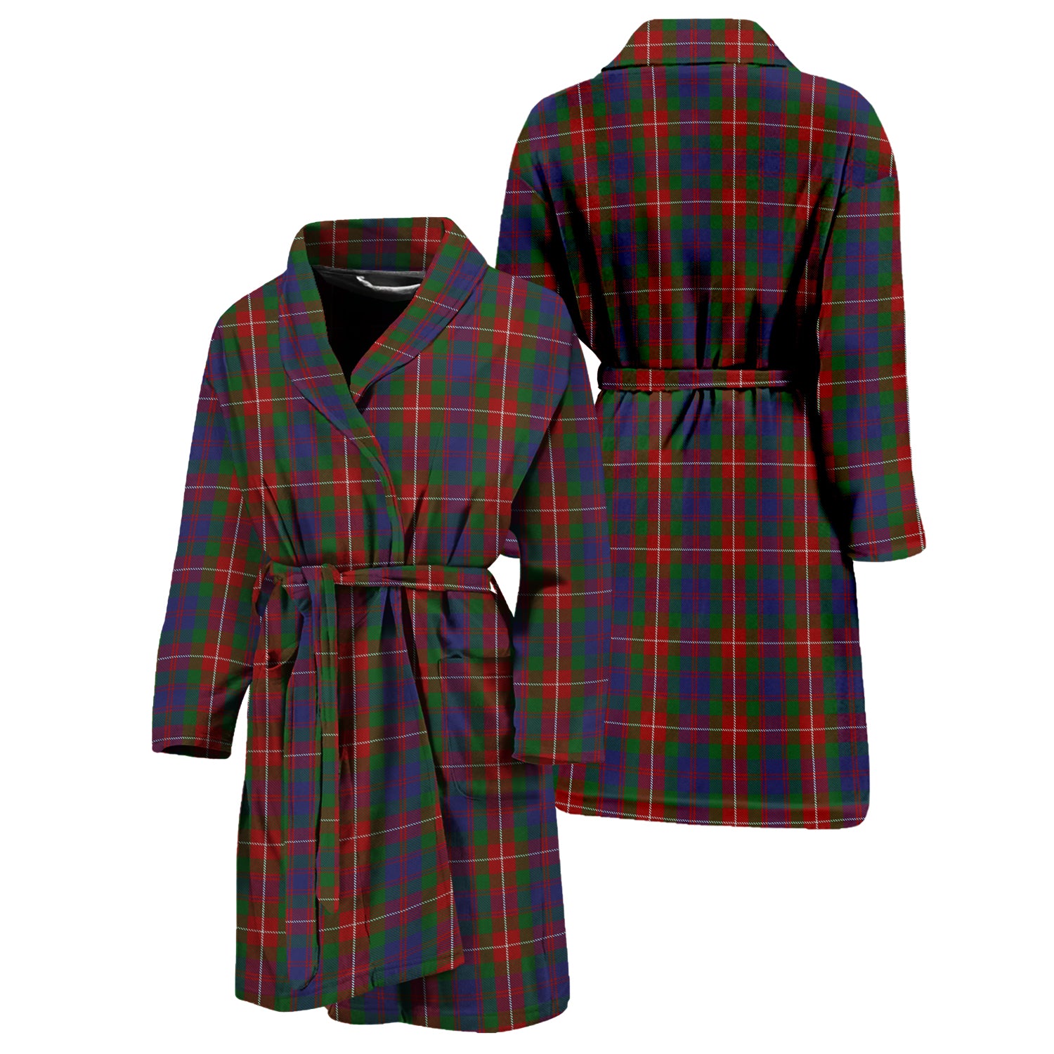 Fraser of Lovat Tartan Bathrobe Unisex M - Tartan Vibes Clothing