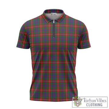 Fraser of Lovat Tartan Zipper Polo Shirt