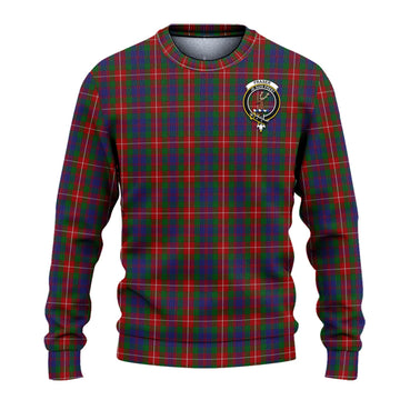 Fraser of Lovat Tartan Knitted Sweater with Family Crest