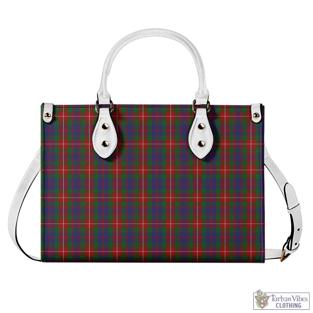 Tartan Vibes Clothing Fraser of Lovat Tartan Luxury Leather Handbags