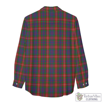 Fraser of Lovat Tartan Womens Casual Shirt with Family Crest