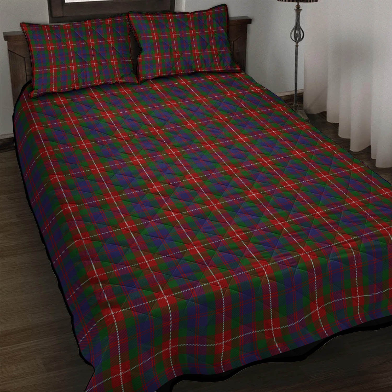 Fraser of Lovat Tartan Quilt Bed Set - Tartanvibesclothing