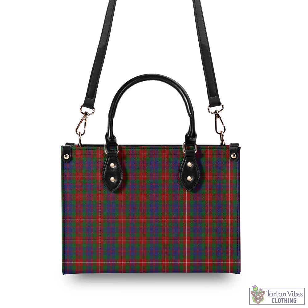 Tartan Vibes Clothing Fraser of Lovat Tartan Luxury Leather Handbags