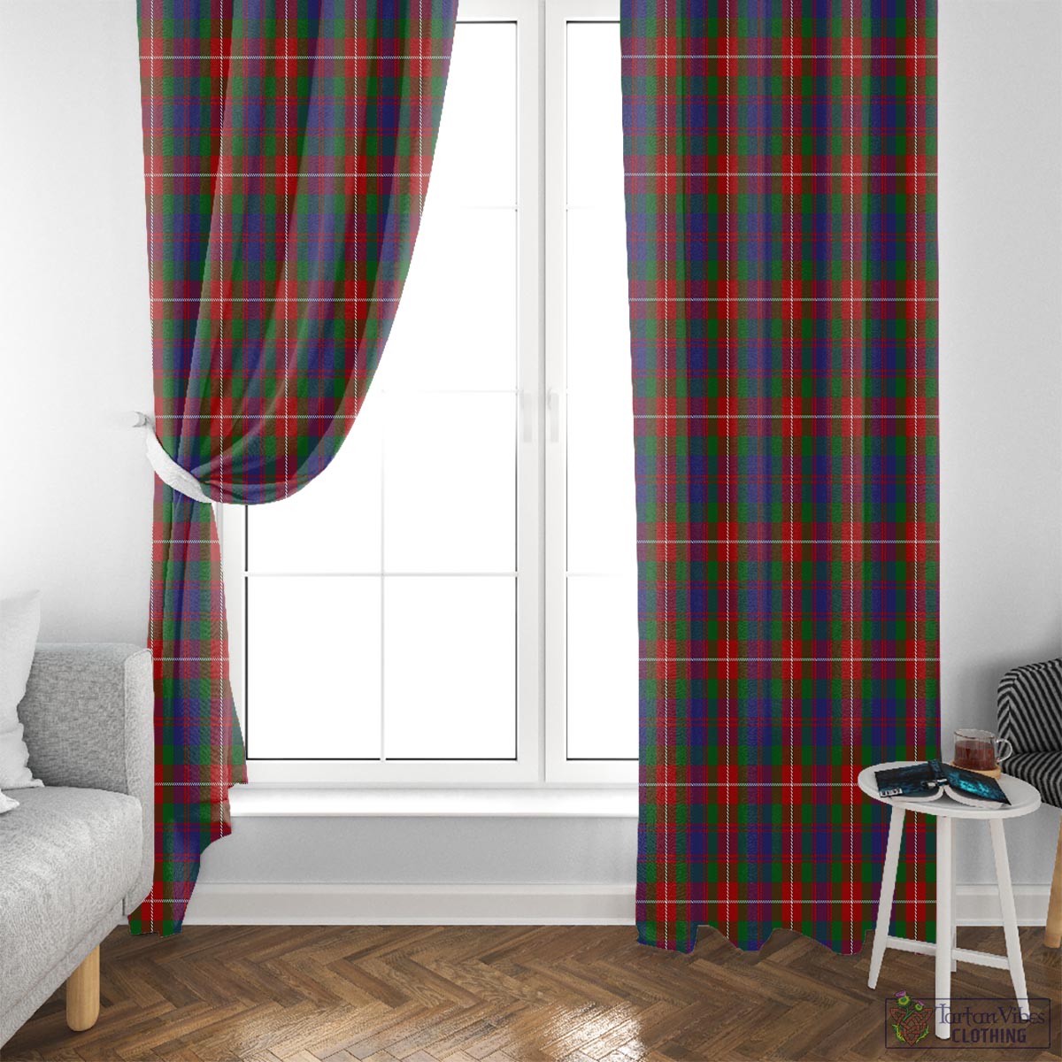 Fraser of Lovat Tartan Window Curtain