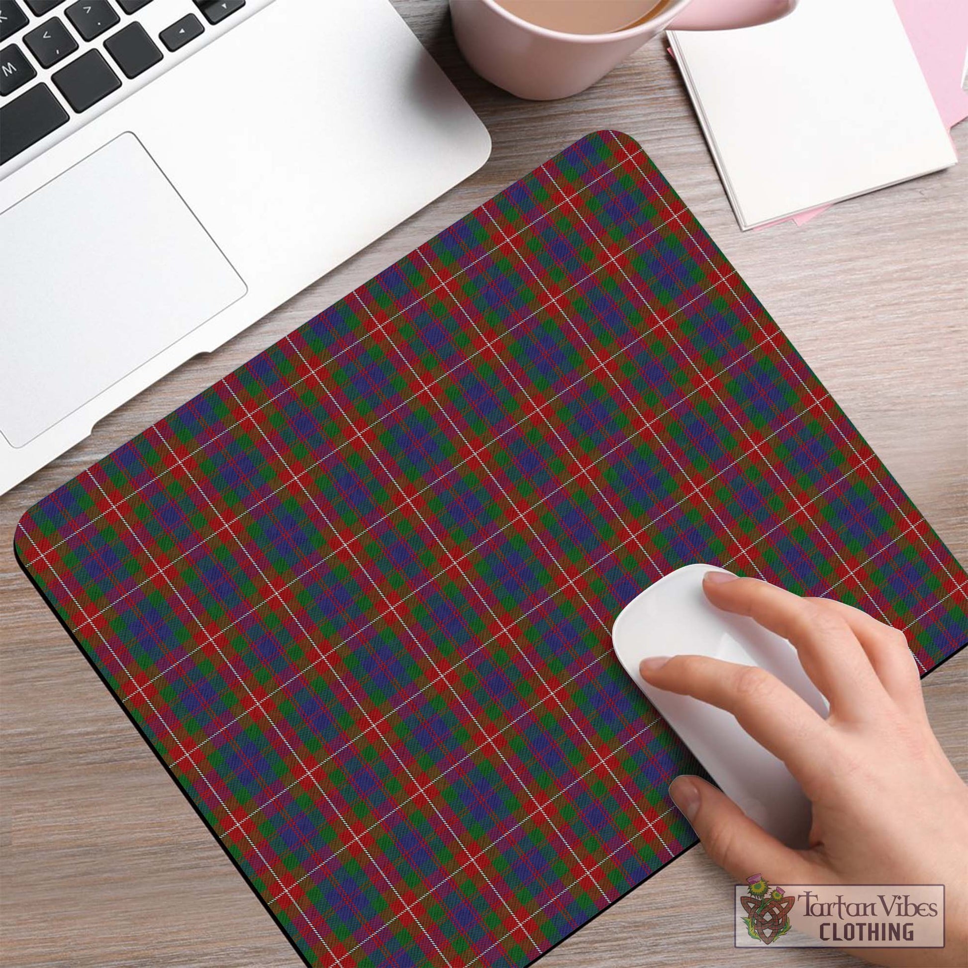 Tartan Vibes Clothing Fraser of Lovat Tartan Mouse Pad