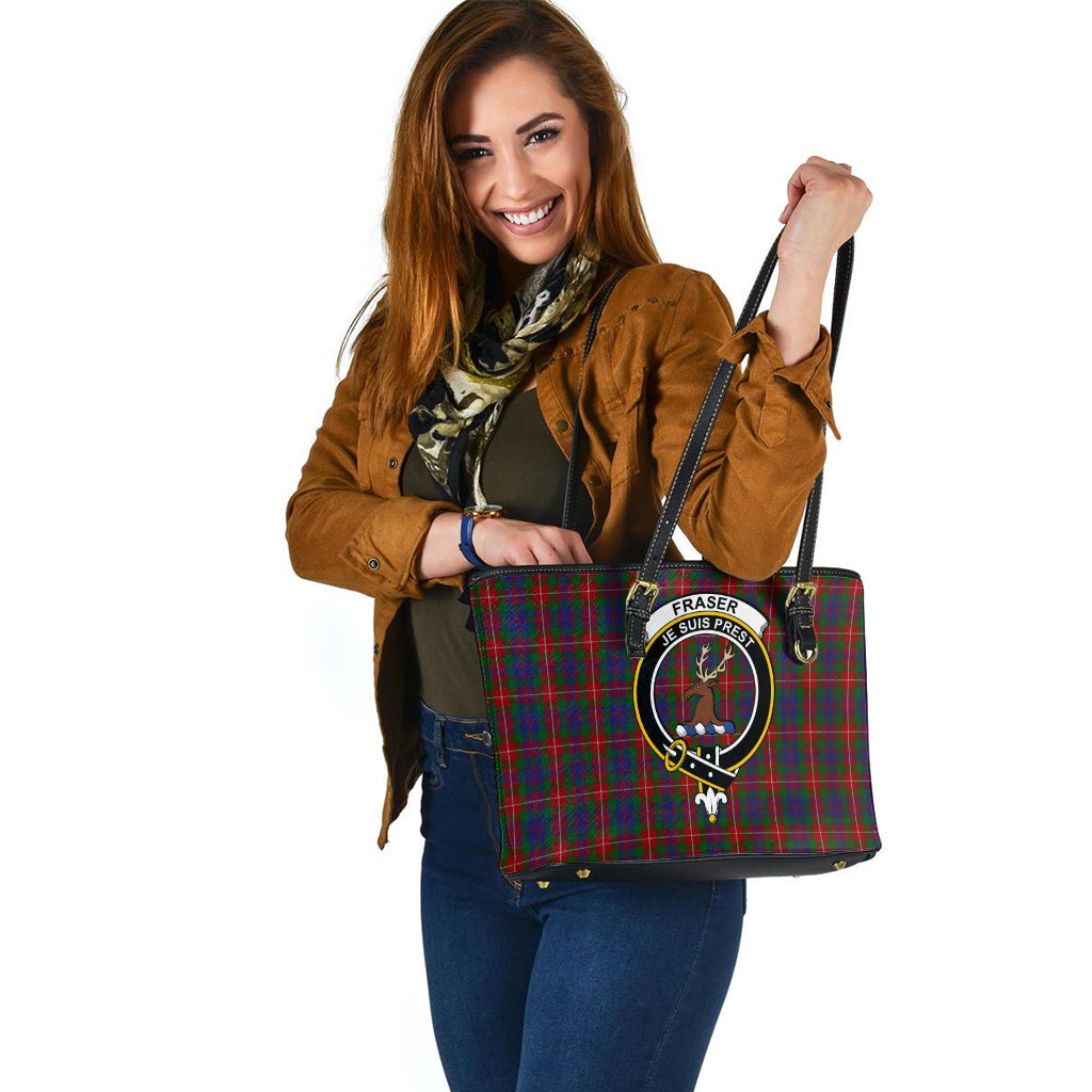 fraser-of-lovat-tartan-leather-tote-bag-with-family-crest