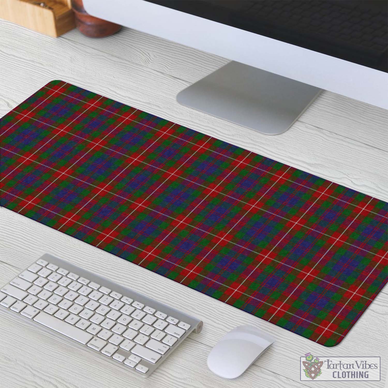 Tartan Vibes Clothing Fraser of Lovat Tartan Mouse Pad