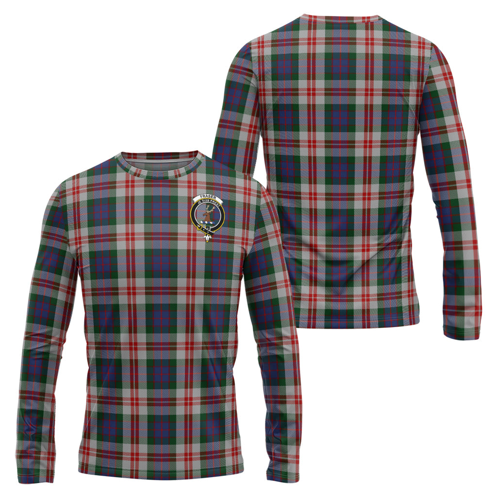 fraser-red-dress-tartan-long-sleeve-t-shirt-with-family-crest