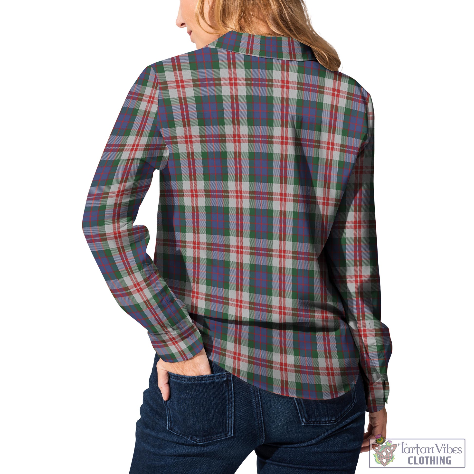 Fraser Red Dress Tartan Womens Casual Shirt