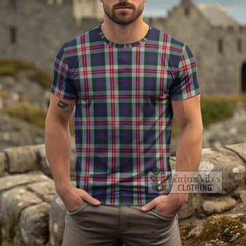 Fraser Red Dress Tartan Cotton T-Shirt